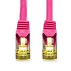 Netwerkkabel | Cat7 S/FTP | 2 meter (100% koper, LSZH, Roze), Nieuw, Verzenden