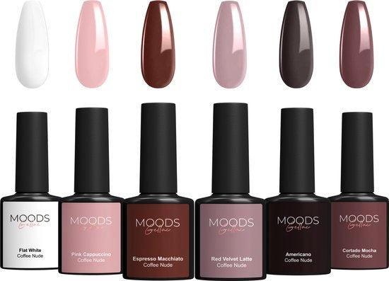 2dekans | Moods Gellac 6-delige Set - Gel Nagellak - 8ML -, Handtassen en Accessoires, Uiterlijk | Cosmetica en Make-up, Ophalen of Verzenden