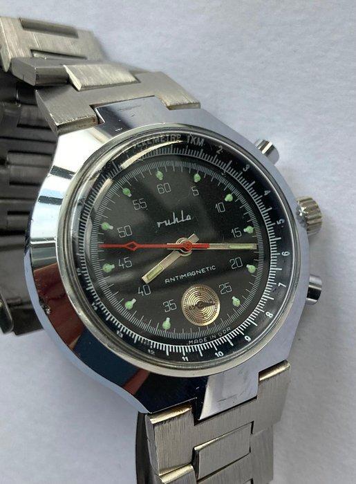 Ruhla - Chronographe/chronostop - télémètre - Zonder, Handtassen en Accessoires, Horloges | Heren