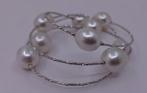 Armband - 18 karaat Witgoud - Witte South Sea Parel, Nieuw