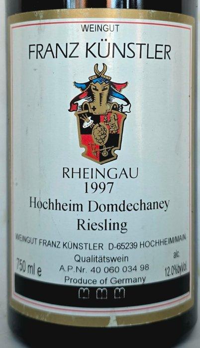 1997 Franz Künstler, Hochheim, Domdechaney, Riesling Trocken, Verzamelen, Wijnen