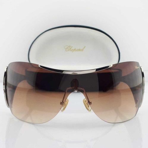 Chopard - Mask Brown and Silver Tone with Swarovski Crystals, Handtassen en Accessoires, Zonnebrillen en Brillen | Dames