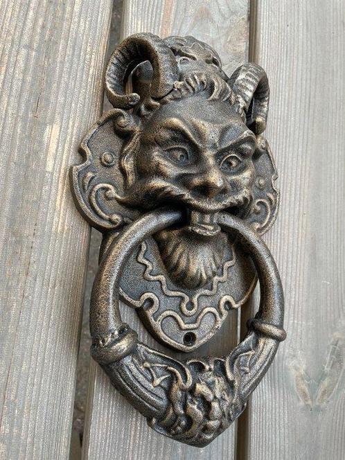 Deurklopper - Door Knocker Face 32 cm - recent - Deurklopper, Antiek en Kunst, Curiosa en Brocante
