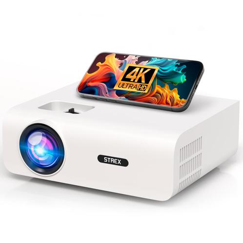 Strex Beamer - 1080P Full HD - 15000 Lumen - Draadloos, Audio, Tv en Foto, Beamers, Verzenden