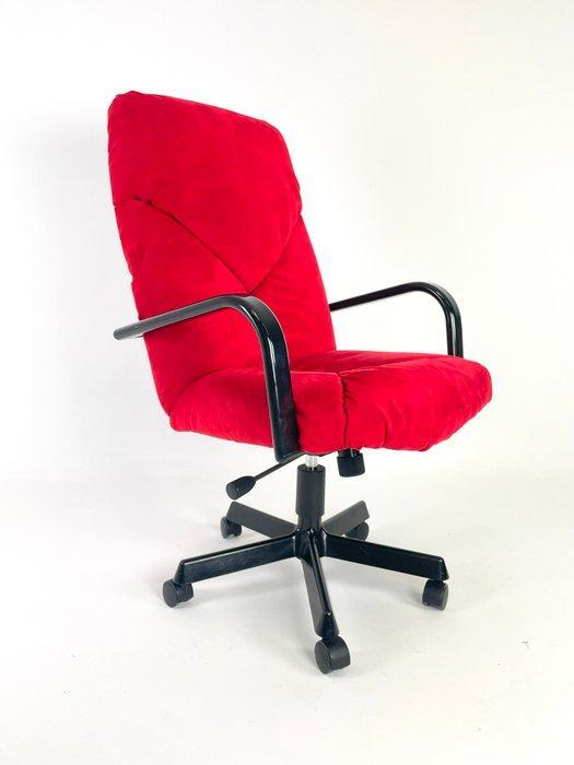 ICF - Vico Magistretti - Stoel - Davis - Staal, Alcantara, Antiek en Kunst, Antiek | Meubels | Stoelen en Sofa's
