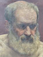 Emile Rommelaere (1873-1961) - Man met baard, Antiek en Kunst