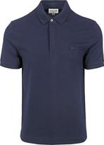 Lacoste Poloshirt Paris Pique Navy maat Maat 52/54 (L) Heren, Kleding | Heren, Polo's, Maat 52/54 (L), Lacoste, Nieuw, Verzenden