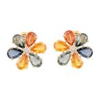 Boucles doreilles - 14 carats Or jaune -  5.82ct. tw., Handtassen en Accessoires, Oorbellen, Nieuw