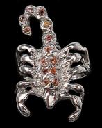 Zilver, Saphir - Ring De Bewaker van de Drempel Totem