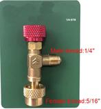 Meetventiel, servicekraan met schrader afsluiting 1/4 - 5/16, Auto-onderdelen, Airco en Verwarming, Verzenden, Nieuw