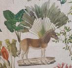 Exclusieve stof met uitgestorven dieren, Quagga, scimmione