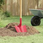 vidaXL Schep Hoofd 4 pcs Rood 39,5 x 27,5 cm Gepoedercoat, Tuin en Terras, Hand-tuingereedschap, Verzenden, Nieuw