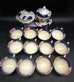 Gaudy Welsh 19Th - Tafelservies voor 12 (15) - Imari -