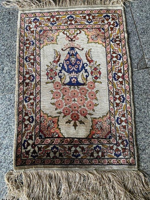 Hereke - Tapijt - 58 cm - 38 cm, Huis en Inrichting, Stoffering | Tapijten en Vloerkleden