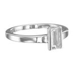 Ring - 18 karaat Witgoud - 0.58ct. tw. Diamant (Natuurlijk), Handtassen en Accessoires, Ringen, Nieuw