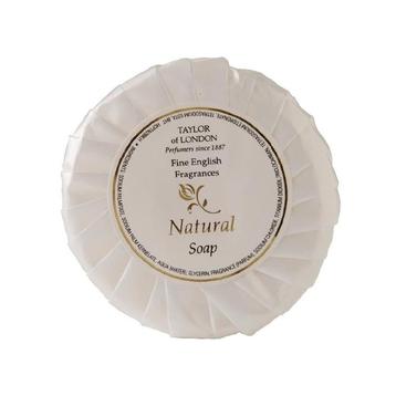 Natural zeep | 100 stuks | 25g |  4,6(Ø)cm Taylor of London, Verzenden