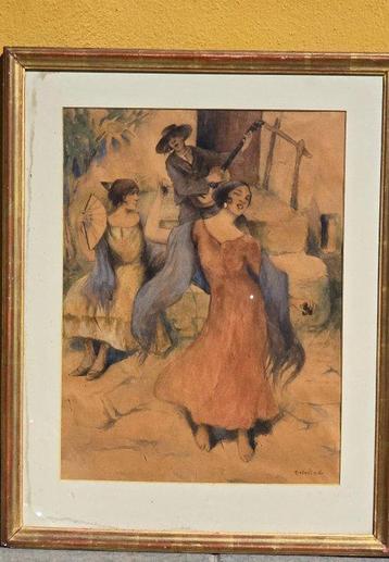 Allan Österlind (1855-1938) - Mujeres flamencas sevillanas