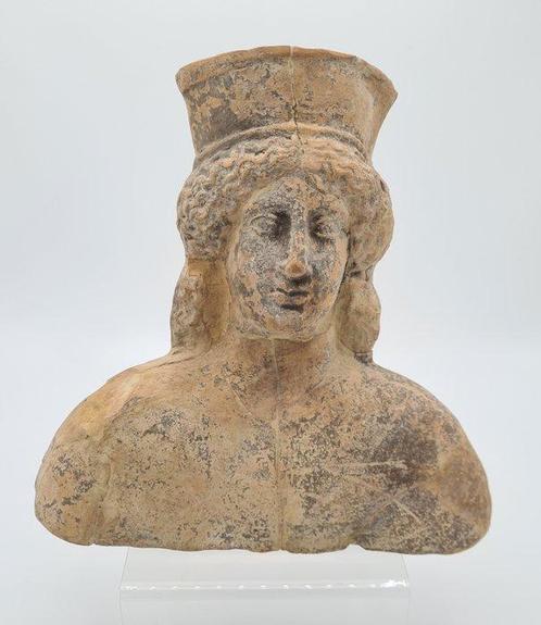 Grec ancien, période classique Céramique Chef de la déesse, Antiek en Kunst, Antiek | Overige Antiek