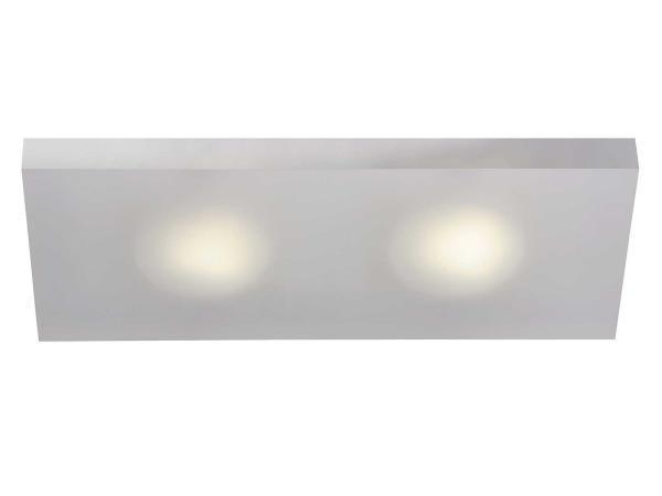 Veiling - 2x Lucide plafonniere WINX-LED 2x7W GX53 Opaal, Huis en Inrichting, Lampen | Wandlampen