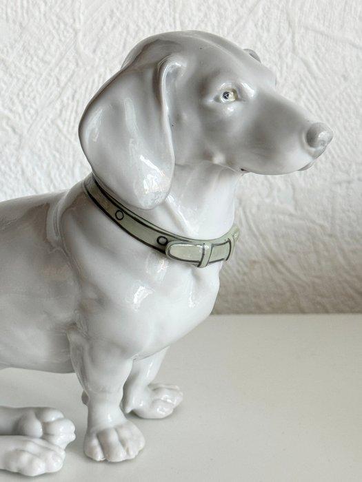 Pfeffer Gotha - Figuur - Dackel Hund Dachshund - Porselein, Antiek en Kunst, Antiek | Glaswerk en Kristal