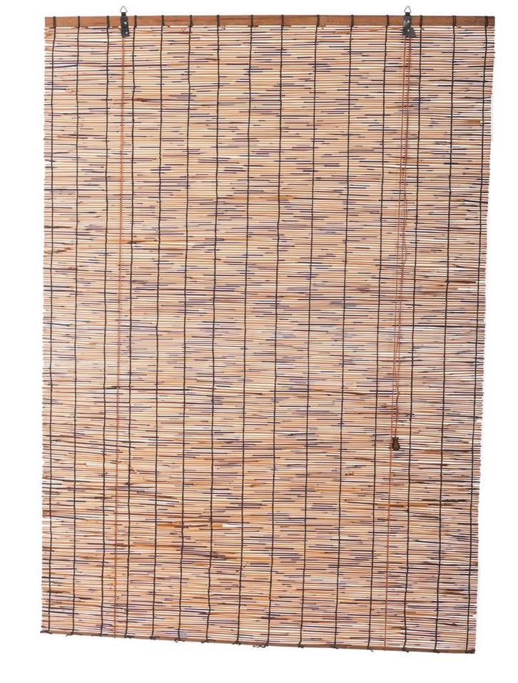 Rolgordijn donker riet 120 x 160 cm, Huis en Inrichting, Stoffering | Gordijnen en Lamellen, Verzenden