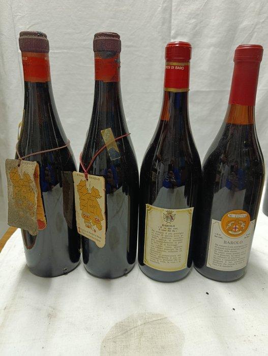 1968 X2, 1979 & N.V. Marchesi di Barolo - Barolo DOCG - 4, Verzamelen, Wijnen