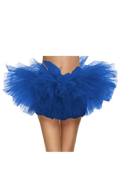 Korte Tutu Koningsblauw Tule Rokje XS S M Blauw Petticoat Ro, Kleding | Dames, Carnavalskleding en Feestkleding, Nieuw, Ophalen of Verzenden