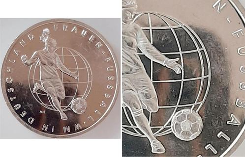 Duitsland 10 Euro Entwurf Hoyer Frauen-voetbal mit Bindes..., Postzegels en Munten, Munten | Europa | Niet-Euromunten, België