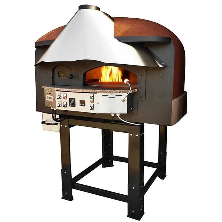 Roterende Pizzaoven | SERIE MIX-RK (SILICONE) | Gas/Hout |, Zakelijke goederen, Horeca | Keukenapparatuur, Nieuw in verpakking