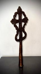 Processiekruis - 34 cm - Gepatineerd brons - 2010-2020