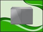 Glossy 100cm aquarium meubel grijs (kasten, Meubels), Dieren en Toebehoren, Verzenden, Nieuw, Plant(en), Steen of Hout