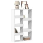 vidaXL Boekenkast 100x33x155,5 cm bewerkt hout wit, Huis en Inrichting, Kasten | Boekenkasten, Verzenden, Nieuw