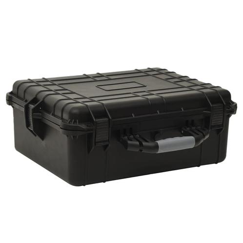 vidaXL Flightcase draagbaar 55x43x21 cm PP zwart, Audio, Tv en Foto, Foto | Cameratassen, Nieuw, Verzenden