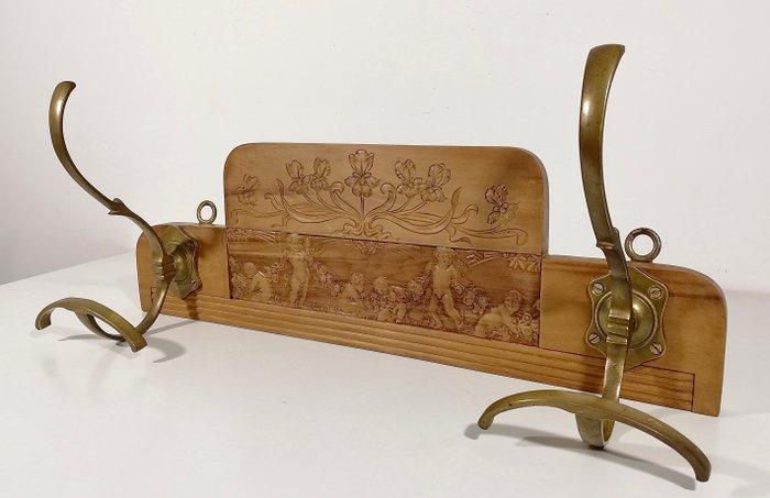 Kapstok - Oorspronkelijke Art Nouveau kapstokken - Messing,, Antiek en Kunst, Kunst | Designobjecten