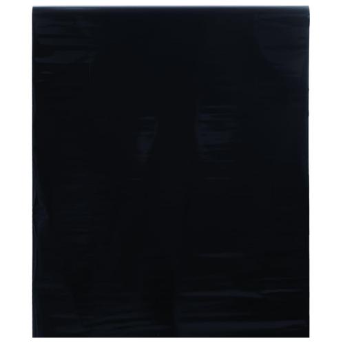 vidaXL Raamfolie statisch matzwart 45 x 1000 cm PVC, Huis en Inrichting, Woonaccessoires | Overige, Nieuw, Verzenden