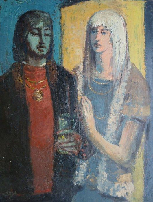 Lode Sebregts (1906-2002) - Het koppel, Antiek en Kunst, Kunst | Schilderijen | Klassiek