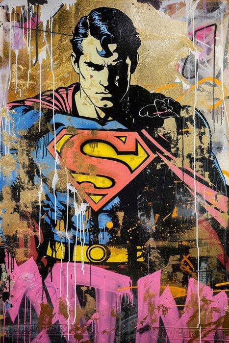 Dine Chanima (XX-XXI) - (XXL Giant) Graffiti Krypton Dreams, Antiek en Kunst, Kunst | Schilderijen | Modern