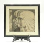 Jan Toorop (1858-1928) - Bezonkenheid - Meditatie - Vuur, Antiek en Kunst