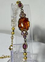 Armband van natuurlijke witte parel; natuurlijke Baltische, Antiek en Kunst