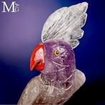 Collectie vogels: Vleugelde pracht. Amethist papegaai-beeld