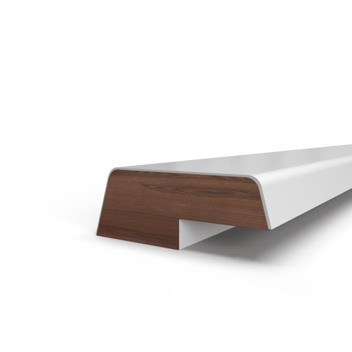Opdek Glaslat 18x32 mm met sponning 10x16mm-3500 mm, Doe-het-zelf en Bouw, Glas en Ramen, Nieuw, Verzenden