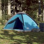 vidaXL Koepeltent 2-persoons waterdicht blauw, Caravans en Kamperen, Verzenden, Nieuw