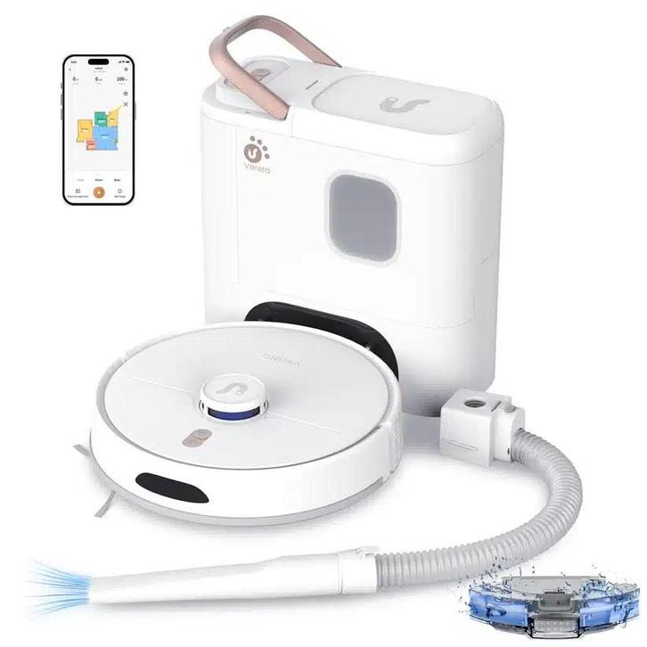 Verefa L20M Plus Self Emptying Robot Vacuum Cleaner and Mop, Elektronische apparatuur, Stofzuigers, Zo goed als nieuw, Verzenden