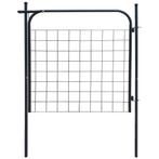 vidaXL Tuinpoort 100x100 cm antraciet, Tuin en Terras, Tuinpoorten, Verzenden, Nieuw