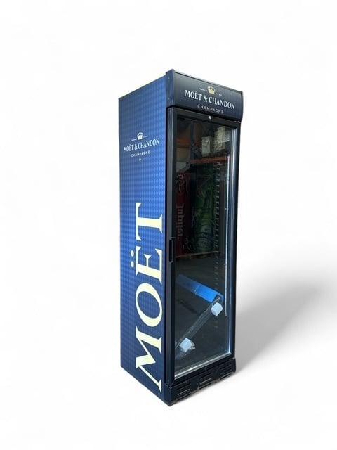 Moet Chandon koelkast incl. verlichting glasdeur koeling 382, Zakelijke goederen, Horeca | Keukenapparatuur, Gebruikt, Koelen en Vriezen