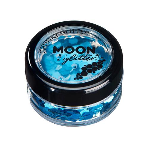 Moon Glitter Holographic Chunky Glitter Blue 3g, Hobby & Loisirs créatifs, Articles de fête, Envoi