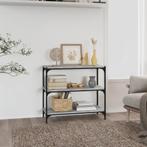 vidaXL Boekenkast 80x33x70,5 cm hout en staal grijs sonoma, Huis en Inrichting, Kasten | Boekenkasten, Verzenden, Nieuw