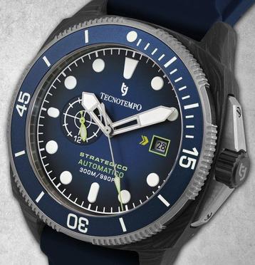 Tecnotempo - Strategico - Forged Carbon & Titanium -