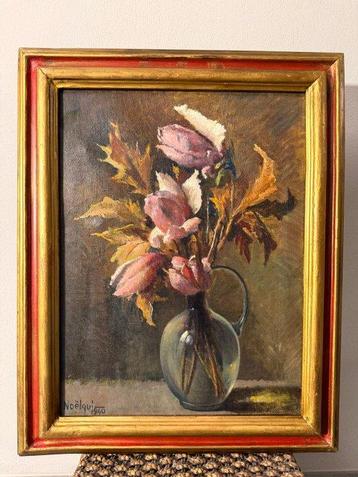 Noel Quintavalle (1893 -1975) - Vaso di fiori (datato 1940)