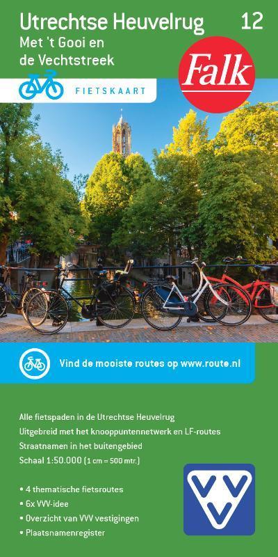 Falk VVV fietskaart 12 Utrechtse Heuvelrug 9789028701076, Livres, Guides touristiques, Envoi